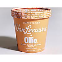 Ollie Van Leeuwen Peanut Butter and Banana Recipe Frozen Dog Treat