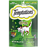 Temptations Classic Creepy Catnip Blissful Flavor Crunchy and Soft Cat Treats