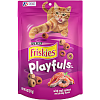 Friskies Playfuls With Salmon and Shrimp Flavor Cat Treats