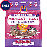 Weruva Freeze Dried Mideast Feast with Tuna, Salmon & Tilapia Cat Food