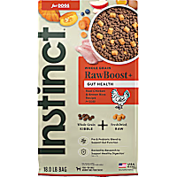 Instinct Raw Boost Whole Grain Gut Health Recipe with Real Chicken Natural Dry Dog Food