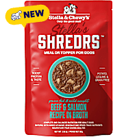 Stella & Chewy's Stella's Shredrs Beef & Salmon Recipe in Broth Topper for Dogs