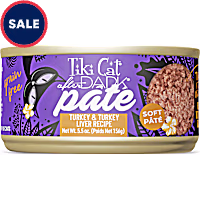 Tiki Cat After Dark Turkey & Turkey Liver Recipe Soft Pate Wet Cat Food