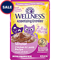 Wellness Appetizing Entrees Mousse Chicken & Lamb Wet Cat Food