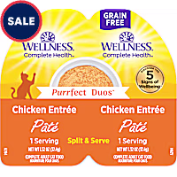 Wellness Complete Health Purrfect Duos Pate Chicken Entree Recipe Cat Food