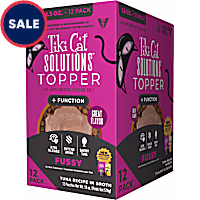 Tiki Cat Solutions Topper Multipack, Fussy, Tuna Recipe in Broth Cat Food