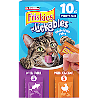 Purina Friskies lil' Lickables with Chicken or Tuna Variety Pack Lickable Cat Treats Variety Pack