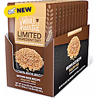WholeHearted Limited Ingredient Diet Brown Rice Recipe Whole Grain Meal Topper for Dogs
