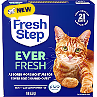 Fresh Step Ever Fresh Multi Cat Clumping Litter with Febreze Freshness