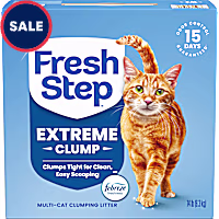 Fresh Step Extreme Clump Multi Cat Clumping Litter with Febreze Freshness