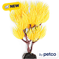 Imagitarium Small Yellow Tree Aquarium Decor