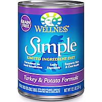 Wellness Simple Limited Ingredient Diet Grain Free Turkey & Potato Canned Dog Food