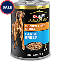 Purina Pro Plan Chicken and Rice Entree Gravy Large Breed Wet Dog Food