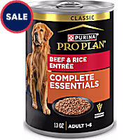 Purina Pro Plan Complete Essentials Beef and Rice Entree Classic Pate Dog Food