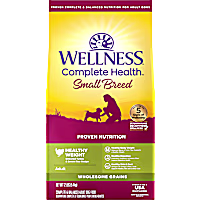 Wellness Complete Health Small Breed, Wholesome Grains, Healthy Weight Turkey & Brown Rice Recipe Dry Dog Food