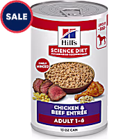 Hill's Science Diet Chicken & Beef Entree Adult Canned Dog Food