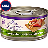 Wellness CORE Signature Selects Natural Grain Free Chunky Chicken & Salmon Wet Cat Food