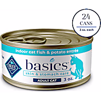 Blue Buffalo Basics Grain-Free, Fish, Adult Wet Cat Food