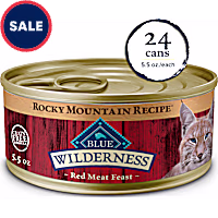 Blue Buffalo Wilderness Natural Grain-Free Red Meat Wet Cat Food