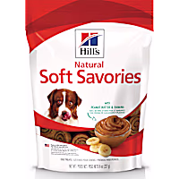 Hill's Natural Soft Savory Dog Treats with Peanut Butter & Banana