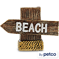 Imagitarium Resin Beach Sign Aquatic Decor