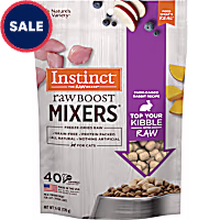 Instinct Freeze Dried Raw Boost Mixers Grain Free Farm Raised Rabbit Recipe All Natural Cat Food Topper