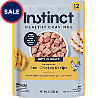 Instinct Healthy Cravings Grain Free Real Chicken Recipe Natural Wet Cat Food Topper