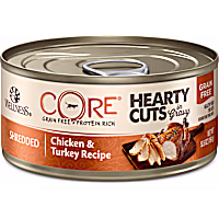 Wellness CORE Hearty Cuts Natural Grain Free Chicken & Turkey Wet Cat Food