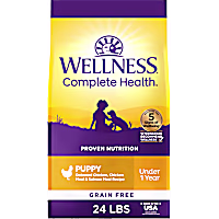 Wellness Complete Health Natural Grain Free, Chicken & Salmon Recipe Puppy Dry Dog Food