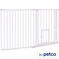 EveryYay In The Zone Steel Pet Gate & Play Pen