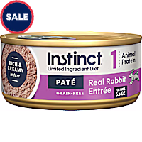 Instinct Limited Ingredient Diet Grain Free Real Rabbit Recipe Natural Wet Canned Cat Food