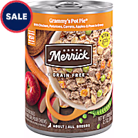 Merrick Grain Free Grammy's Pot Pie Premium and Wholesome Gluten Free Canned Adult Wet Dog Food