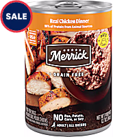 Merrick Real Grain Free Chicken Dinner Canned Wet Dog Food