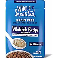 WholeHearted Whitefish Recipe in Gravy Dog Meal Topper