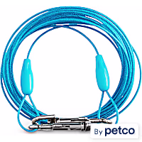 EveryYay Stretch Your Legs Free-To-Flex Tie-Out Cable, For Dogs up to 25 lbs.