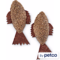 Leaps & Bounds Playful by Nature Pounce & Play Catnip Fish Cat Toys