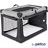 EveryYay Going Places Stow & Go Portable Canvas Dog Crate