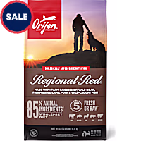 ORIJEN Regional Red Recipe Grain Free Poultry Free High Protein Dry Dog Food