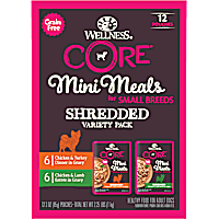 Wellness CORE Mini Meals Shredded Variety Pack Wet Dog Food