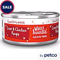 WholeHearted Grain-Free Chicken & Liver Recipe Flakes in Gravy Wet Cat Food