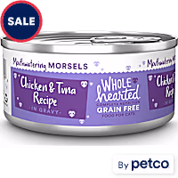 WholeHearted All Life Stages Grain-Free Chicken & Tuna Recipe Morsels in Gravy Wet Cat Food