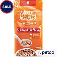 WholeHearted Chicken Jerky Shreds Protein-Boosting Dry Cat Meal Topper