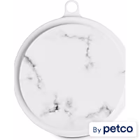 EveryYay Over The Top Marble-Print Food Can Lids for Pets