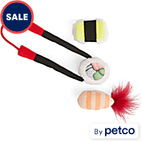 Leaps & Bounds Sushi Bento Box Cat Toy Set