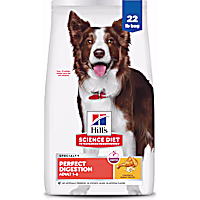 Hill's Science Diet Adult Perfect Digestion Chicken, Brown Rice & Whole Oats Recipe Dry Dog Food