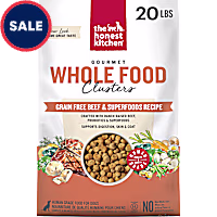 The Honest Kitchen Gourmet Whole Food Clusters Grain Free Beef & Superfoods Recipe Dog Food