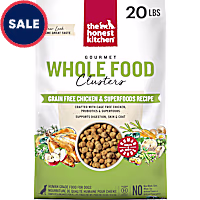 The Honest Kitchen Gourmet Whole Food Clusters Grain Free Chicken & Superfoods Recipe Dog Food