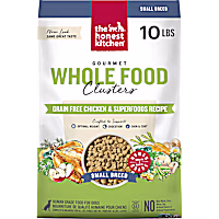 The Honest Kitchen Gourmet Whole Food Clusters Grain Free Chicken & Superfoods Recipe Small Breed Dog Food