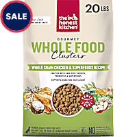 The Honest Kitchen Gourmet Whole Food Clusters Whole Grain Chicken & Superfoods Recipe Dog Food