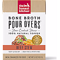 The Honest Kitchen Bone Broth Pour Overs: Beef Stew Wet Dog Food Topper